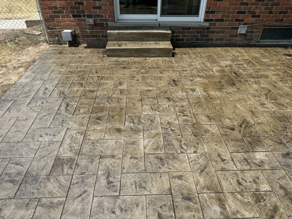 concrete patio