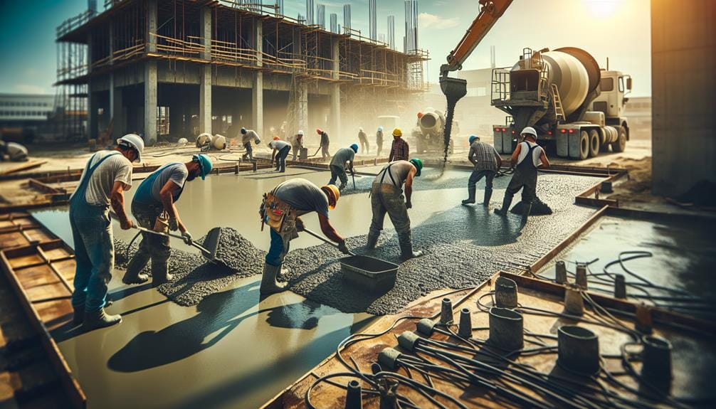 commercial slab installation process