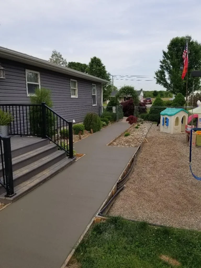 concrete sidewalks walkways