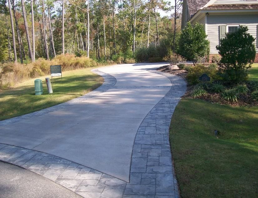 stamped concrete driveway ann arbor